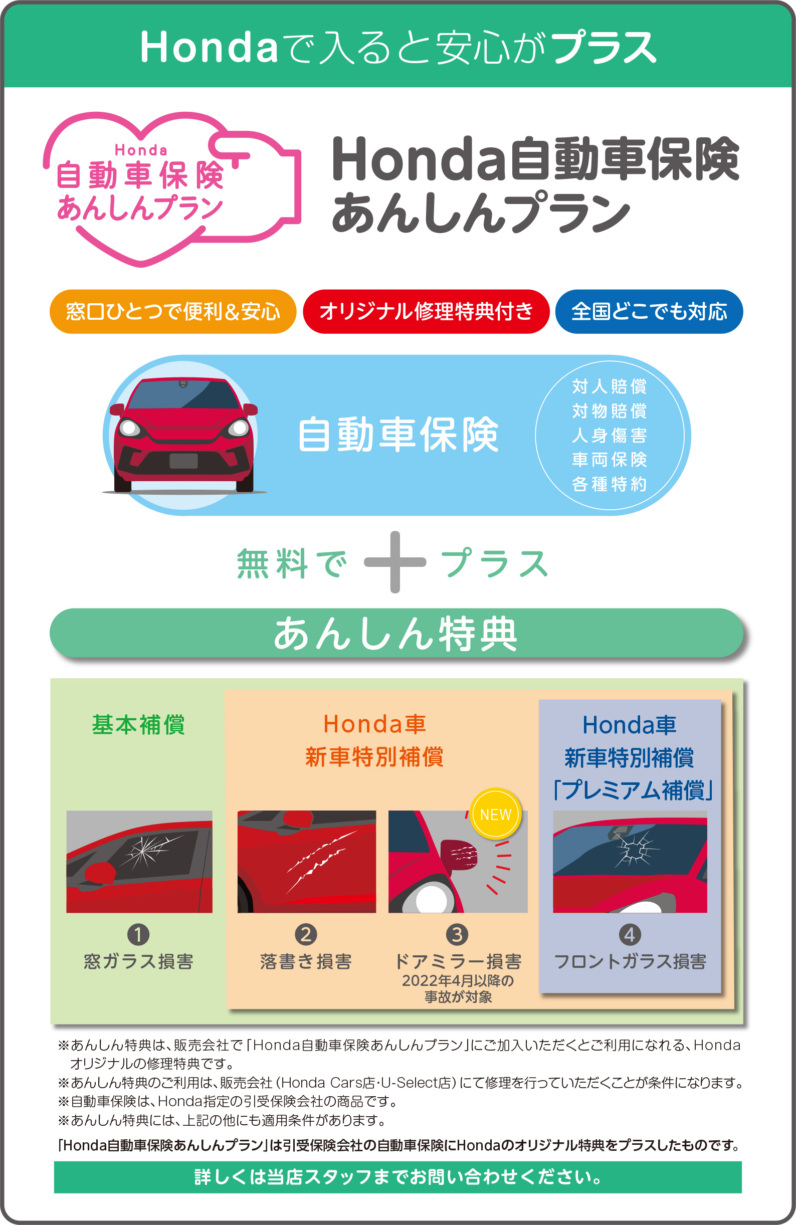 自動車保険 ｜ Honda Cars 岩手中央